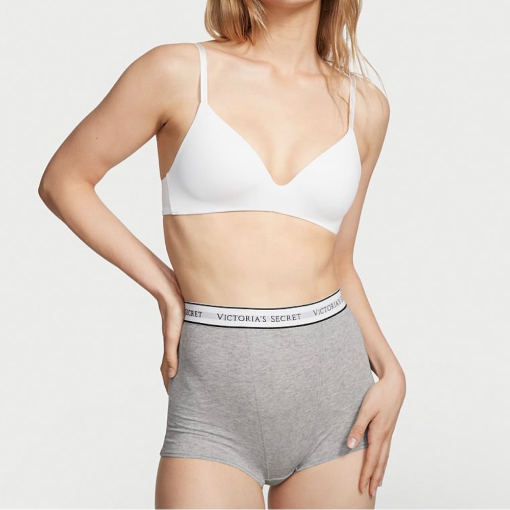 NWT Victoria Secret Panty - Gray - Size L